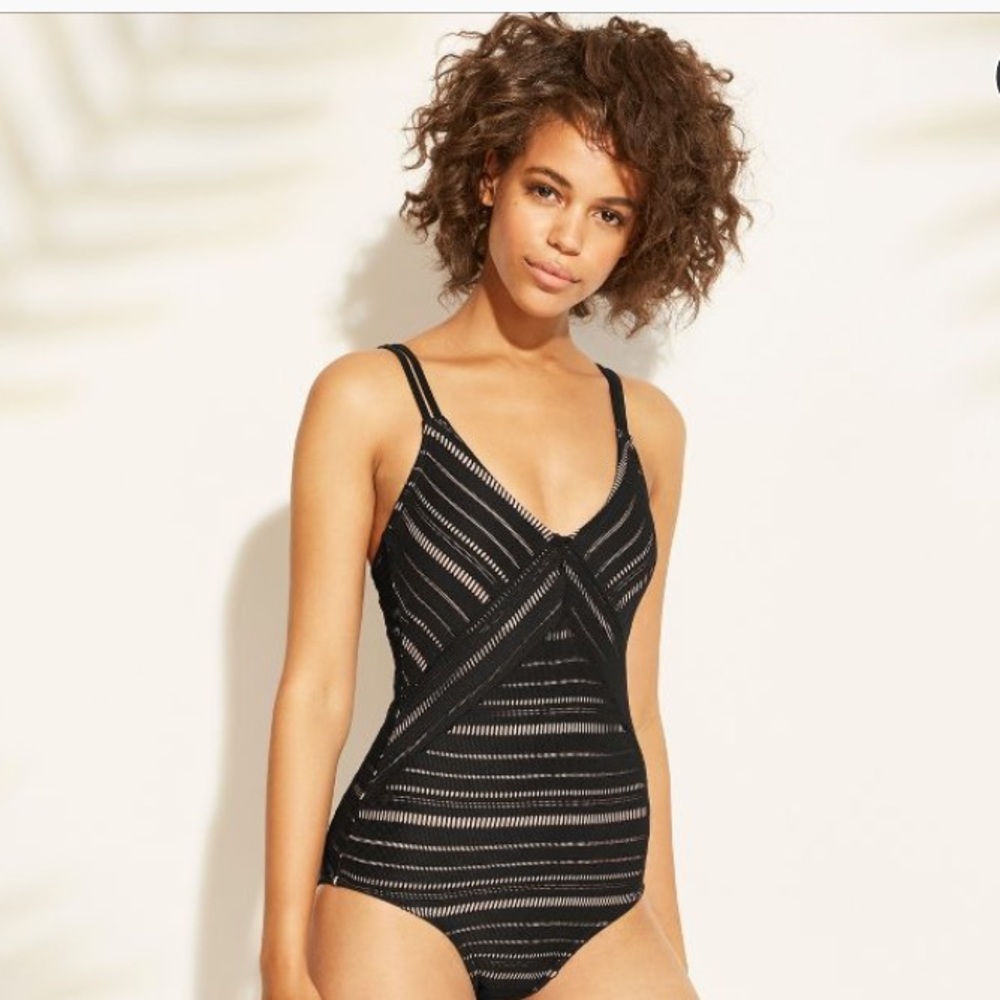 Women’s crochet one piece swimsuit